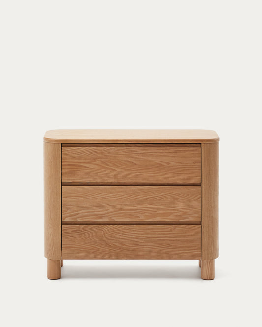 Commode Salaya en contreplaqué de frêne FSC Mix Credit 120 x 80 cm