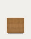Helvine chest of 3 drawers in oak veneer 90 x 78 cm FSC 100%