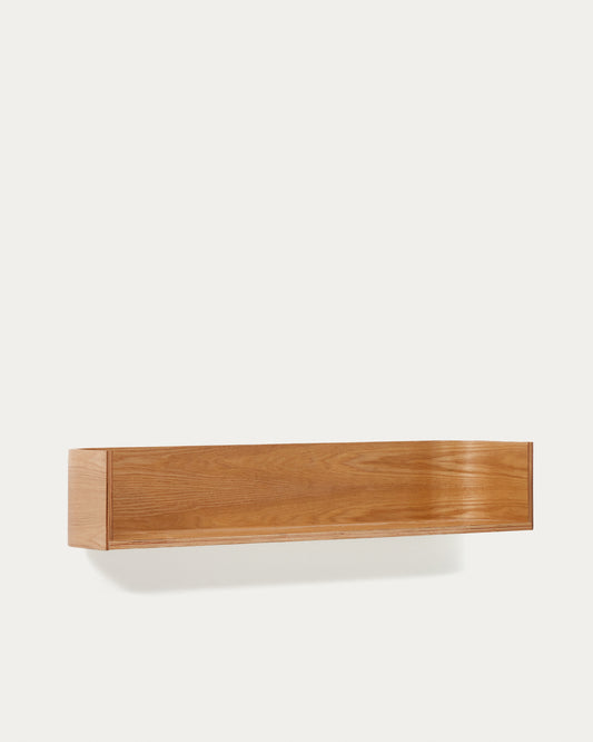 Étagère Octavia en contreplaqué de bois  de frêne FSC Mix Credit 90 x 20 cm