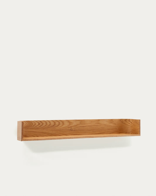 Étagère Octavia en contreplaqué de bois de frêne FSC Mix Credit 120 x 20 cm