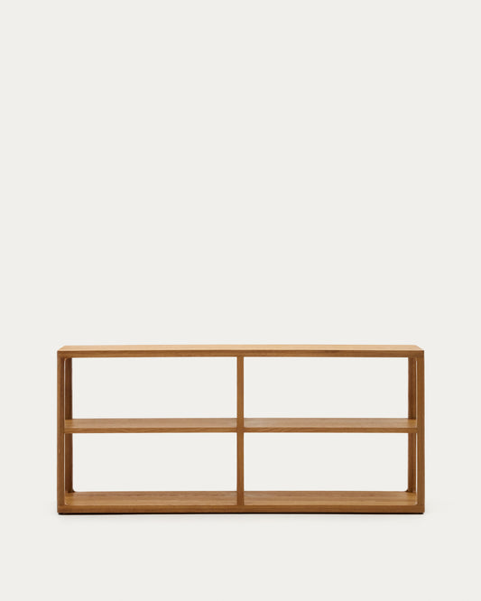 Étagère Maymai avec structure en bois de chêne 180 x 81 cm
