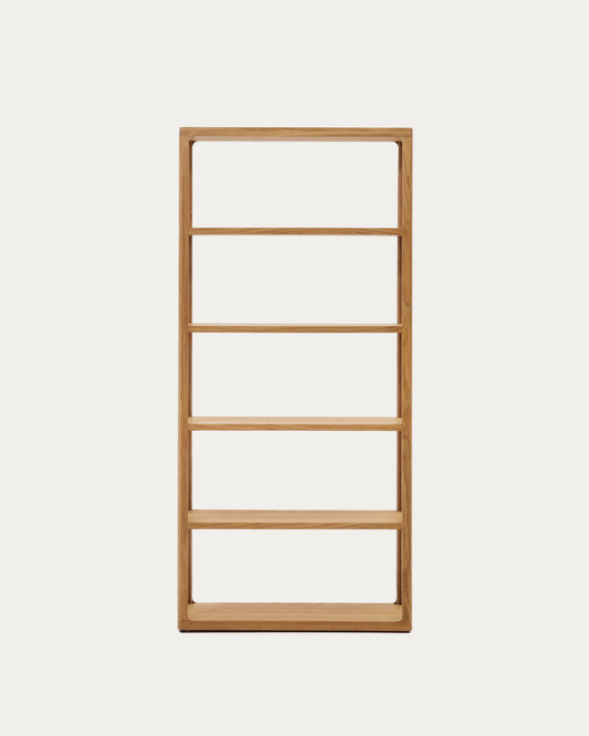 Étagère Maymai avec structure en bois de chêne 90 x 193 cm