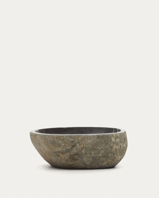 Vasque à poser Tetsu en pierre Ø 40 cm