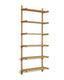Étagère modulable Sitra 6 étagères en bois de chêne finition naturelle 90cm FSC Mix Credit