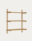 Étagère modulable Sitra 3 étagères en bois de chêne finition naturelle 90cm FSC Mix Credit