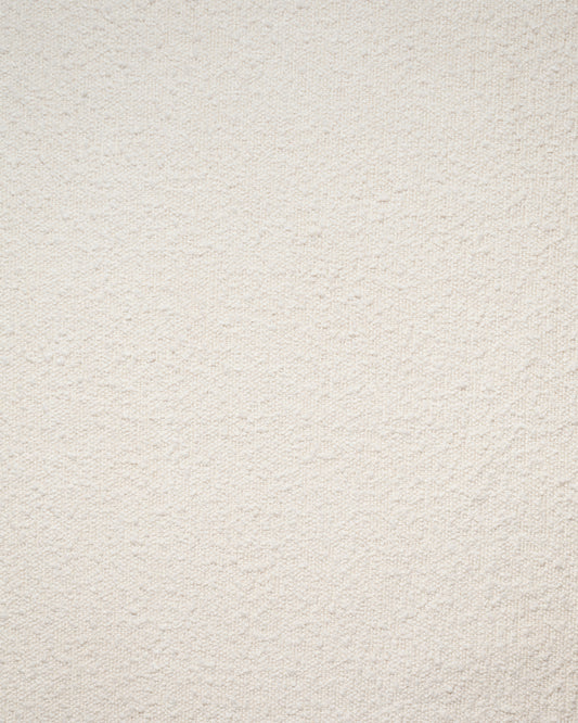 Ascot white fleece fabric sample, 10 x 15 cm
