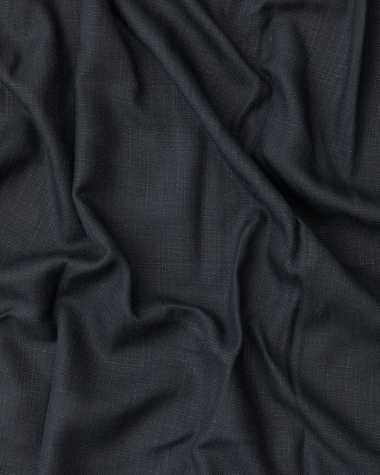 Iboni (Jaipur) Dark Grey Fabric Swatch 10 x 15 cm