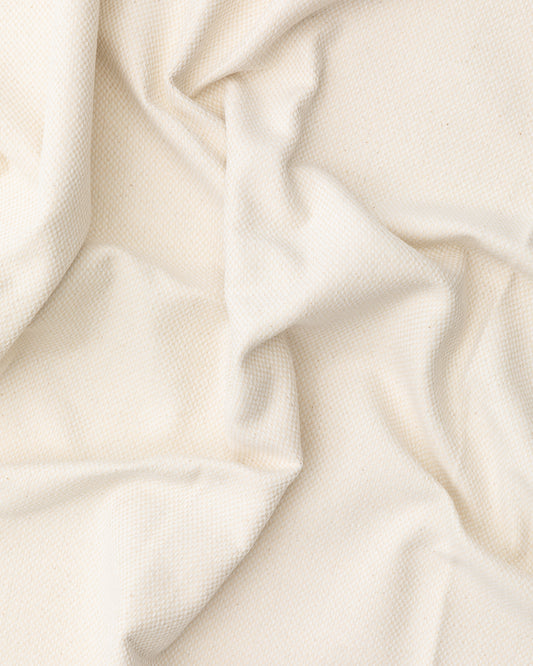 Volcan Pure White Fabric Swatch 10 x 15 cm