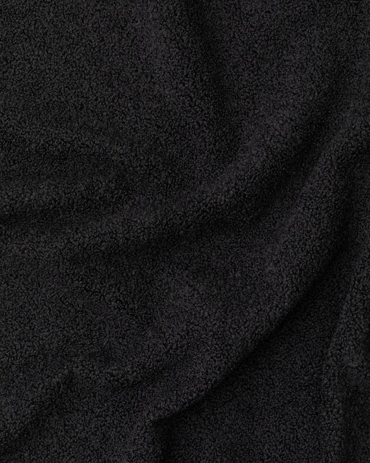 Échantillon de tissu Himalaya Noir 10 x 15 cm