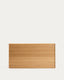 Norlen headboard in oak veneer with natural finish and LED light for a bed up to 160 cm FSC Mix Credit