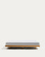 Norlen bed base in oak veneer with natural finish for 180 x 200 cm mattress FSC Mix Credit