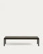 Table basse Sorells en aluminium vert 63 x 144,6 cm