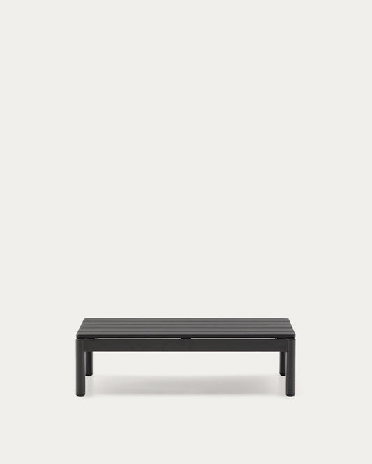 Table basse Sorells en aluminium gris 52,4 x 91 cm