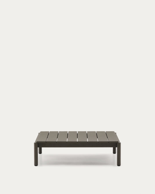 Table basse Sorells en aluminium vert 89 x 91 cm