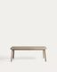 Table extensible d’extérieur Izola en aluminium avec finition taupe 220 (280) x 100 cm