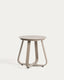 Table auxiliaire d’extérieur Tamaris en aluminium taupe Ø 48 cm