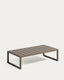 Comova 100% outdoor coffee table made from green aluminium, 60 x 114 cm