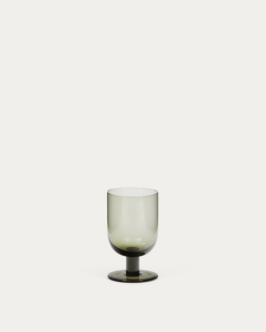 Verre à vin Sauky en verre de couleur verte 32 cl