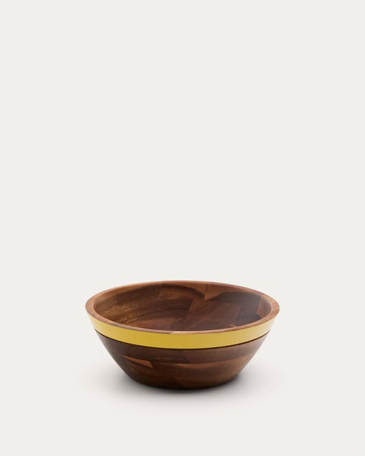 Bol Zairin en bois d'acacia jaune FSC 100 %
