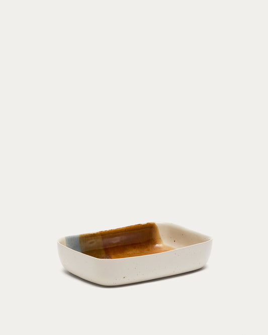 Petit plat à four Miglo en céramique multicolore