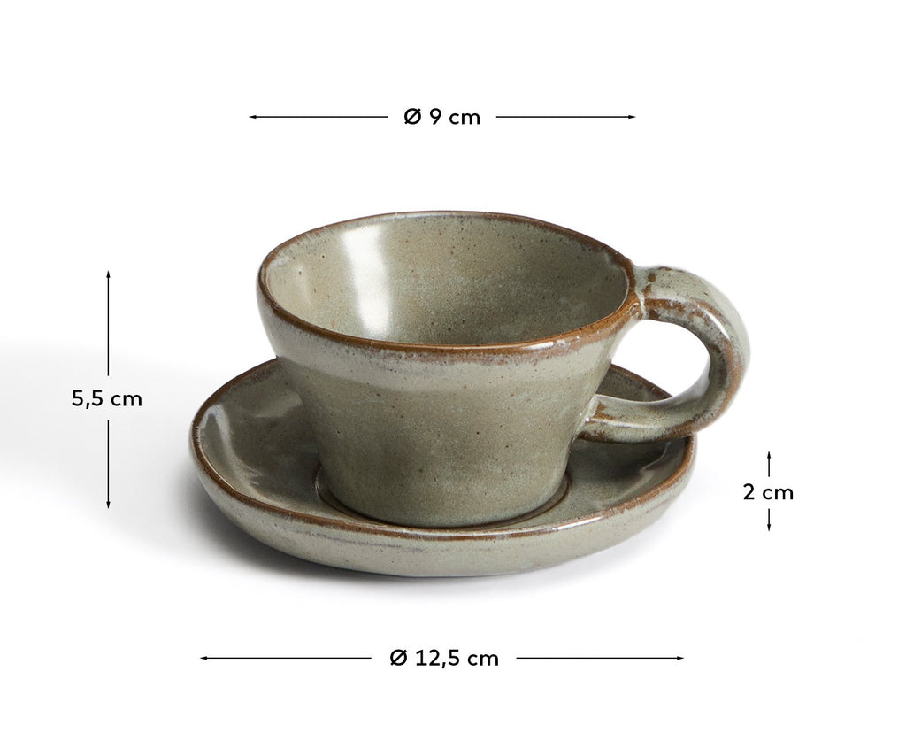 Tasse Alenia en céramique marron