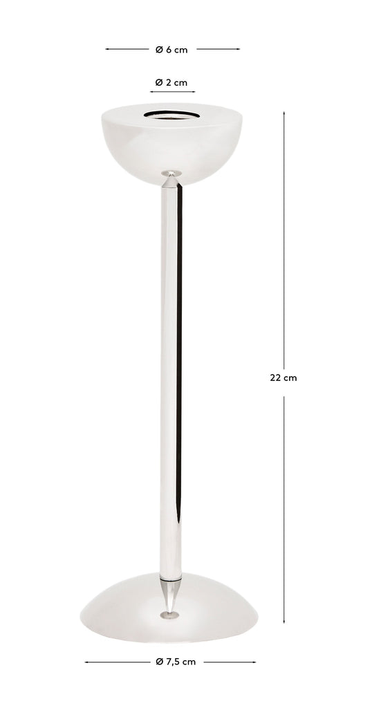 Chandelier Nirela en acier inoxydable 22 cm