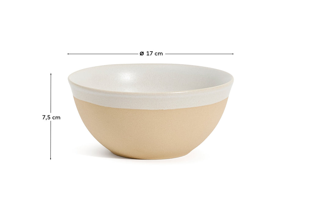 Bol Azir en céramique beige