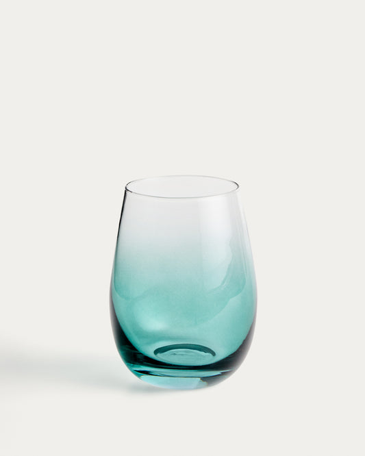 Verre Irides, ton bleu 42 cl