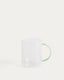 Micla clear glass mug