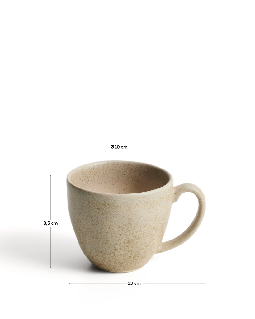 Tasse Sarel en céramique beige