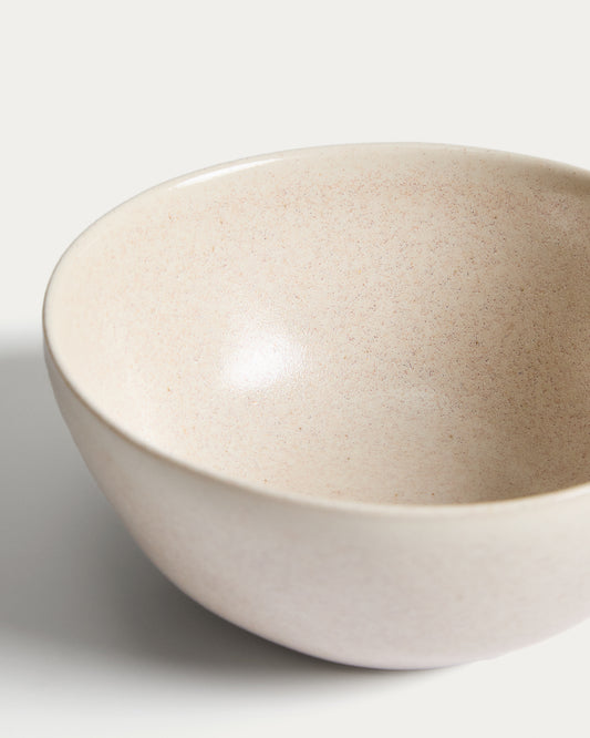Bol Sermin en céramique beige