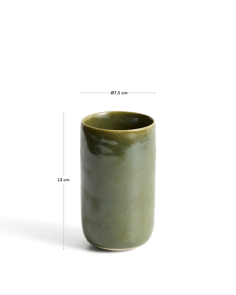 Tasse Uilo en céramique verte