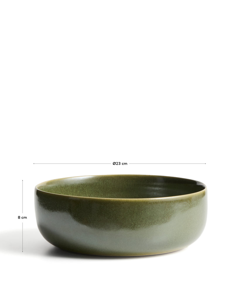 Grand bol Uilo en céramique verte