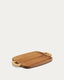 Petite planche de service Sardis en bois d'acacia FSC 100% et rotin
