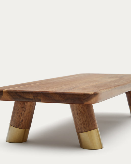 Petite planche de service Sataya en bois d'acacia FSC 100%