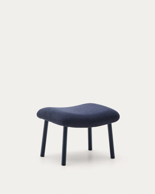 Repose-pieds Inari bleu et bleu finition peinte bleue 60 x 50 cm FSC Mix Credit