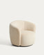 Odenia swivel armchair in pearl FSC Mix Credit