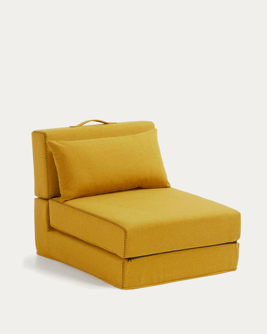 Chauffeuse Arty moutarde 70 x 89 (200) cm