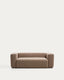 Blok brown chenille 2-seater sofa 210cm FSC Mix Credit