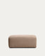 Pouf terminal Blok en chenille marron 60 x 104 cm – FSC Mix Credit