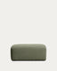 Pouf terminal Blok en chenille verte 60 x 104 cm – FSC Mix Credit