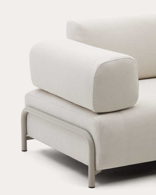 Accoudoir Compo en chenille beige