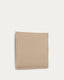 Tête de lit déhoussable Tanit en lin beige pour lit jusqu’à 90 cm