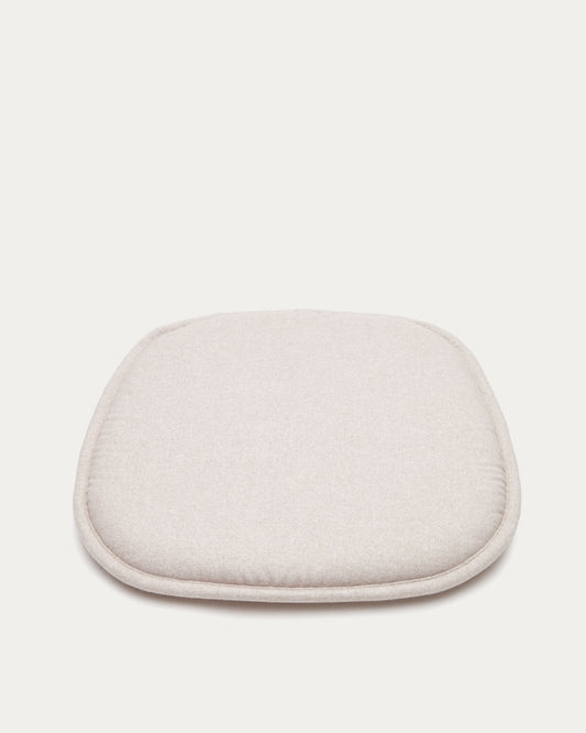 Coussin de chaise Romane beige 43 x 43 cm