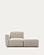 Canapé modulable Neom 1 plaza avec terminal beige 169 cm FSC Mix Credit