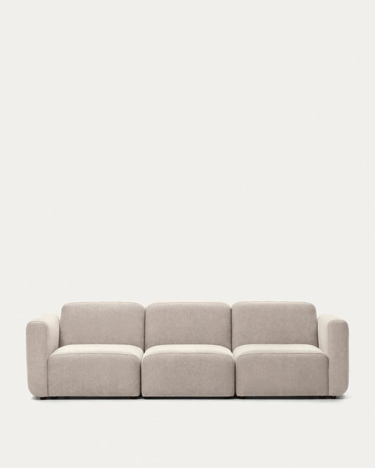 Canapé modulable Neom 3 places beige 263 cm FSC Mix Credit
