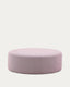 Repose-pieds déhoussable Kaeli violet Ø 120 cm