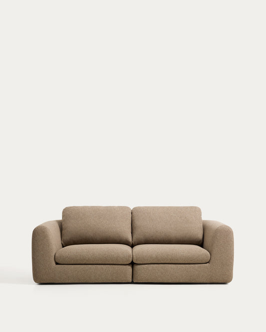 Vera light brown 3-seater sofa 230 cm FSC Mix Credit