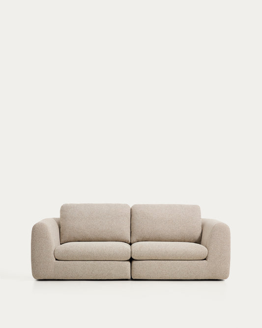 Vera beige 3-seater sofa 230 cm FSC Mix Credit