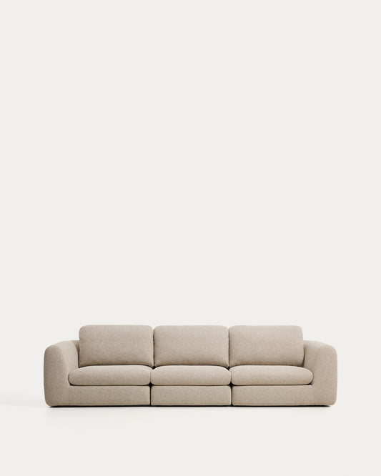 Vera beige 4-seater sofa 320 cm FSC Mix Credit